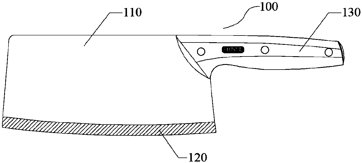 Knife and processing method of knife