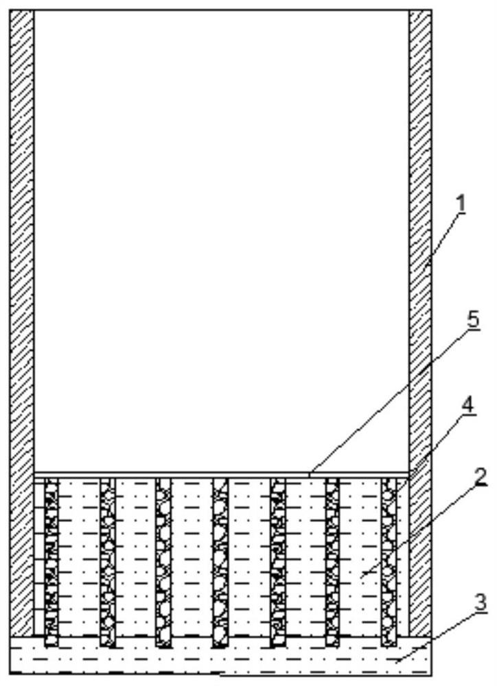 Hydraulic reclamation soft area foundation treatment method