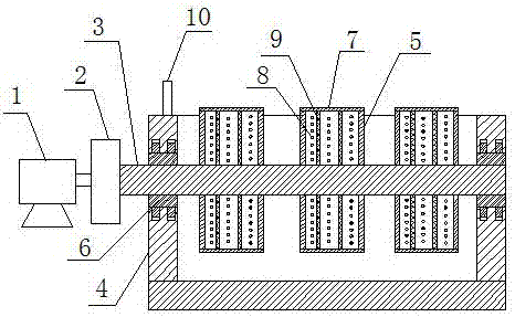 Mildew-proof soaking device for sofa wooden board