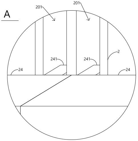 Thread passing device in embroidery machine