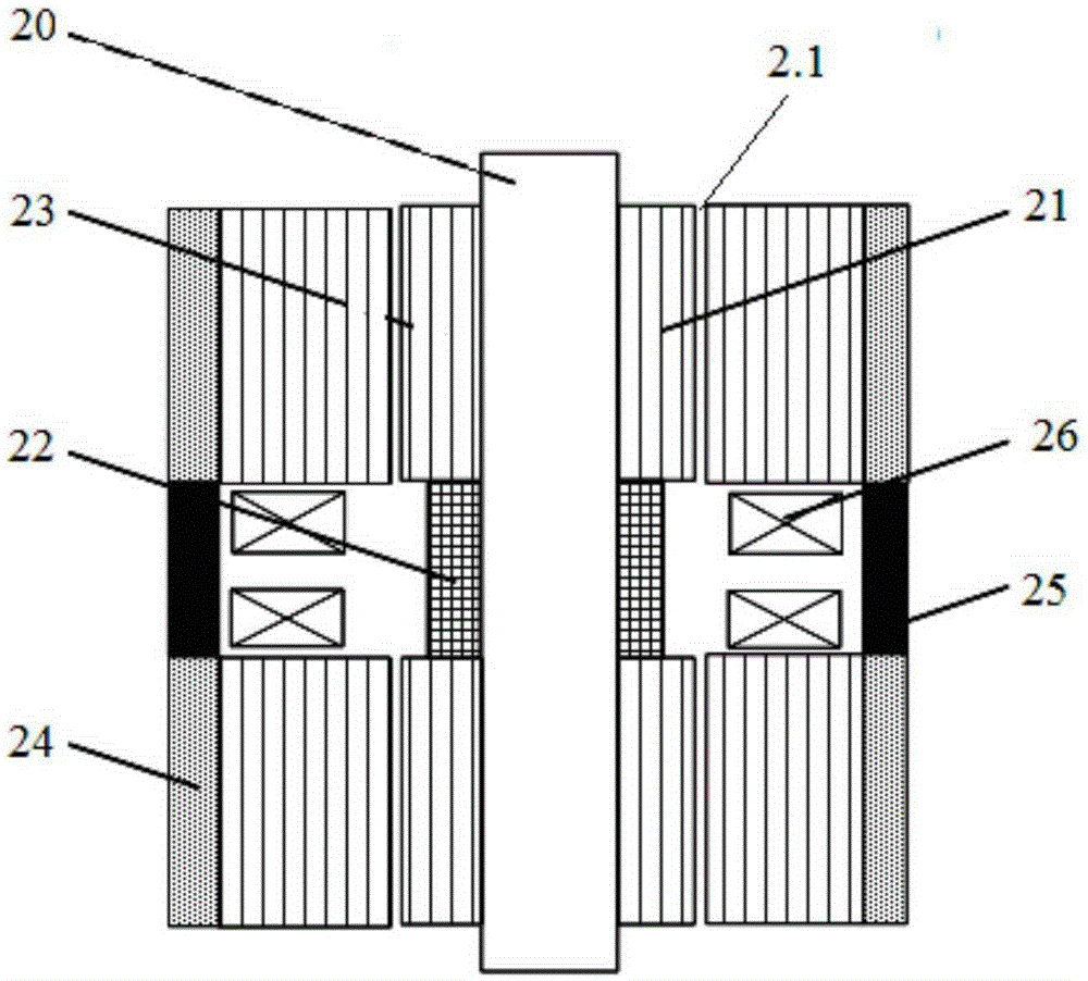 A vertical hybrid magnetic levitation flywheel energy storage system