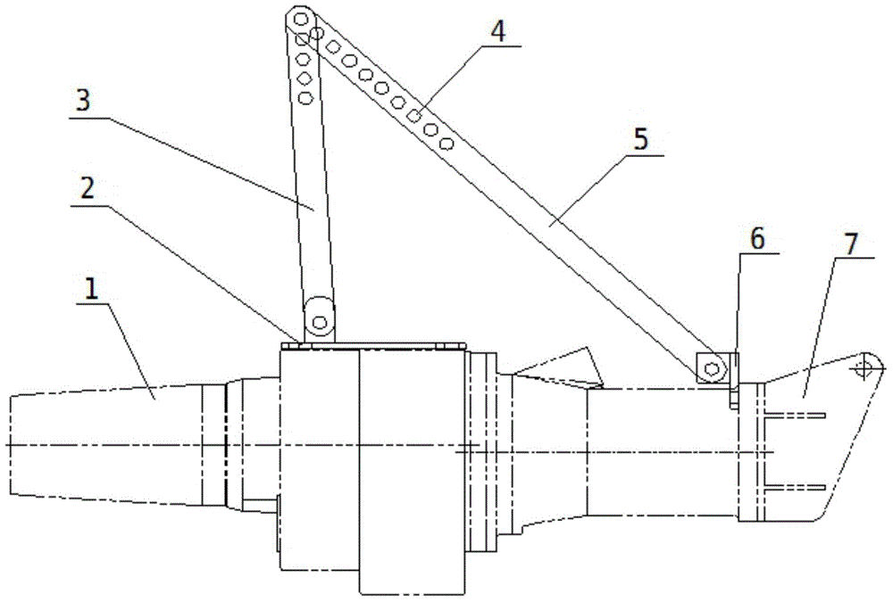 Lifting handle device mounted on submersible flow pushing device