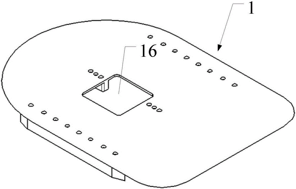 Testing device for static aeroelasticity test of wind tunnel