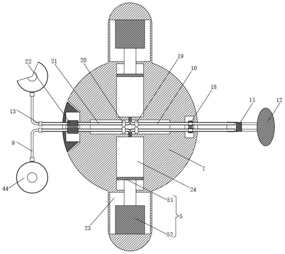 Built-in chemoradiotherapy pump for oncology department