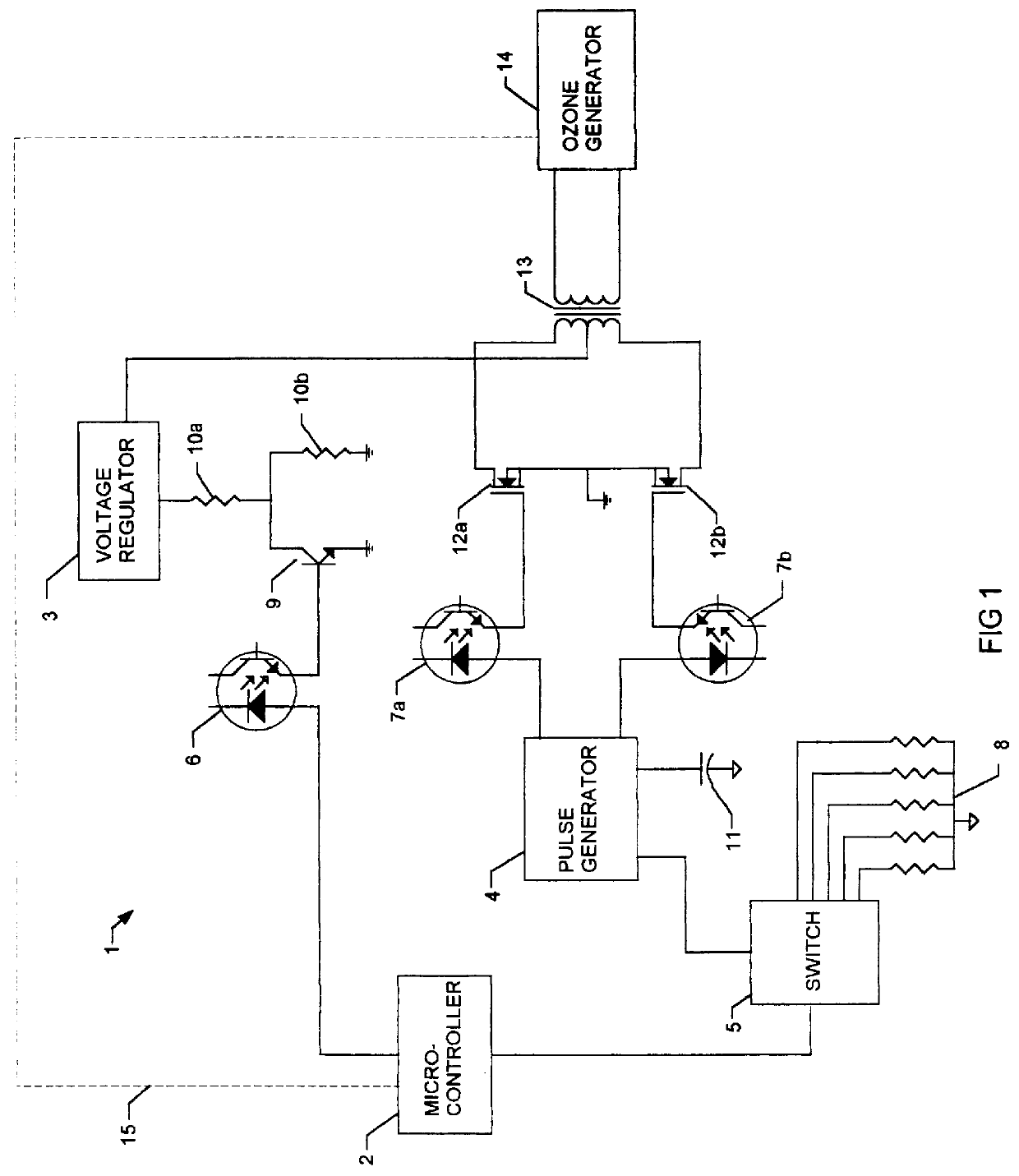 Ozone generator control system