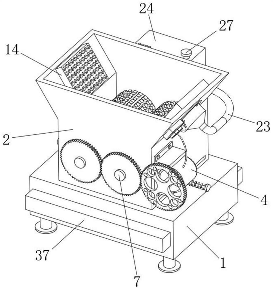 Coal cinder treatment equipment for cement preparation and cement preparation method