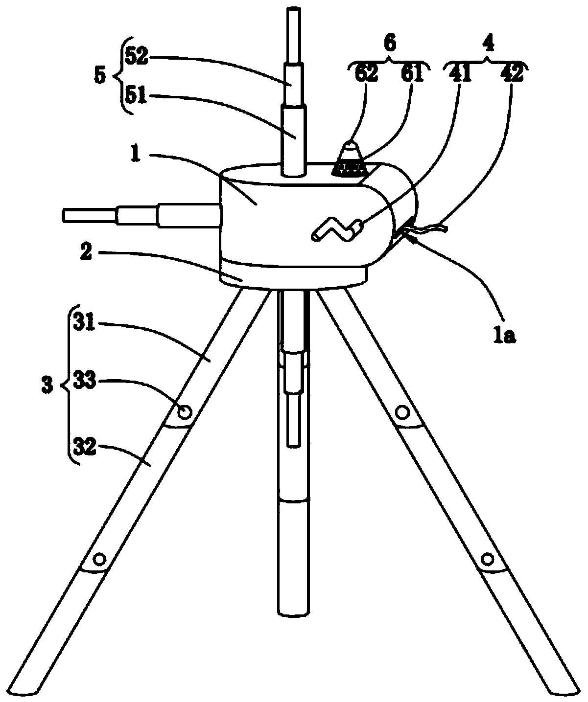 A coal mine safety monitoring device