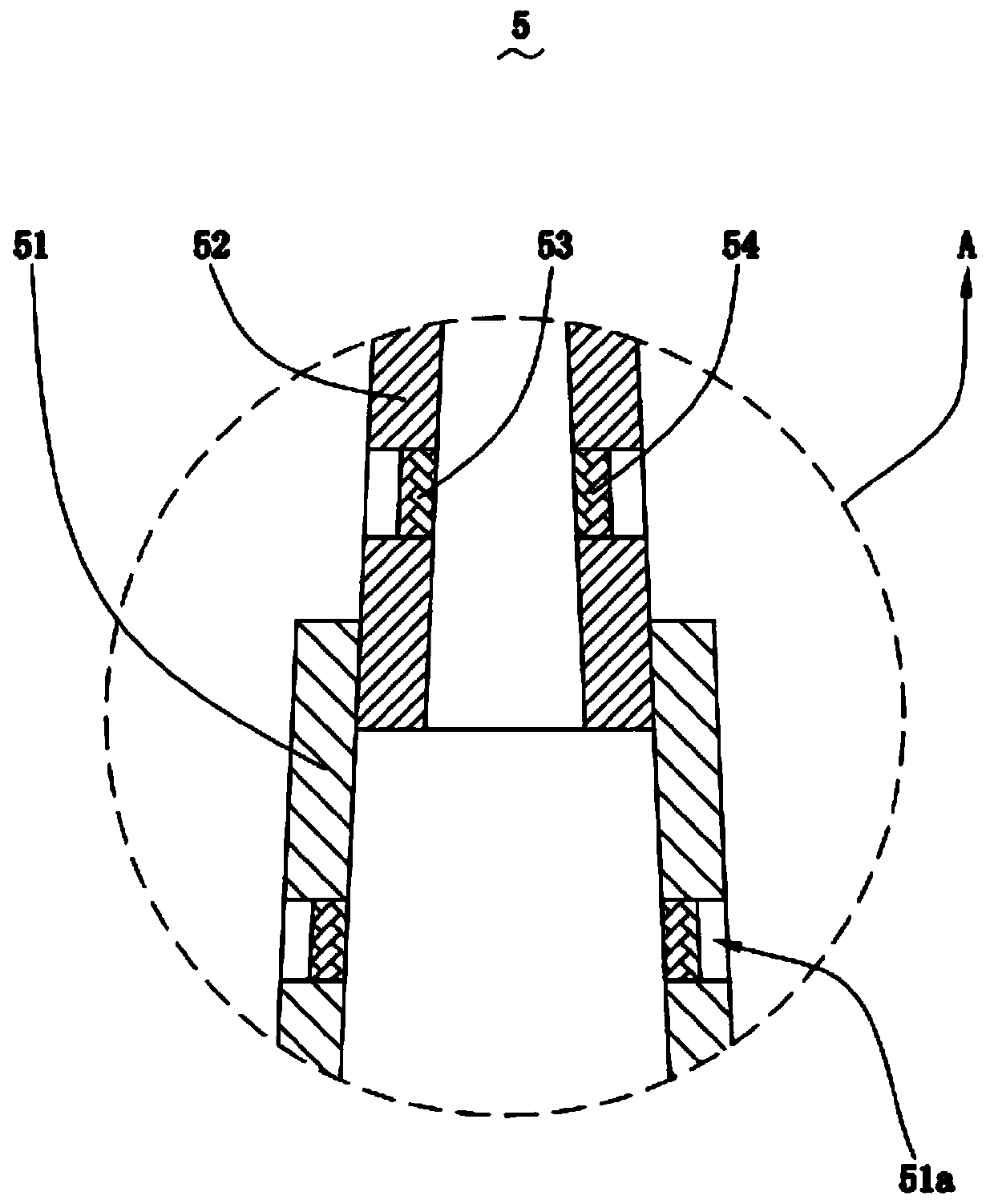 A coal mine safety monitoring device