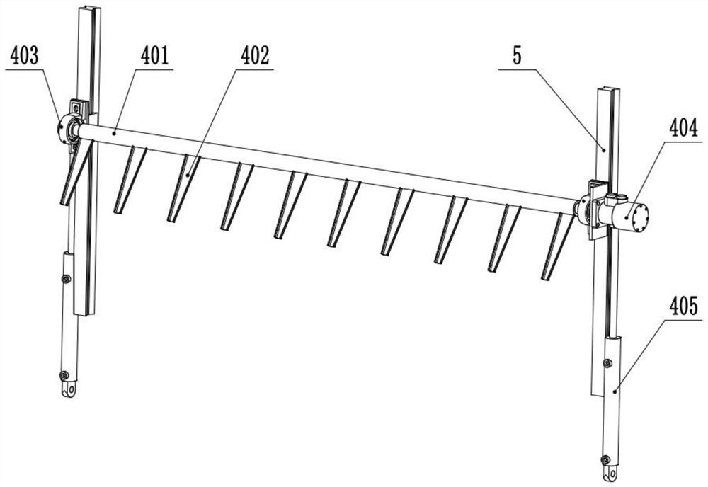 Square bundle collecting device