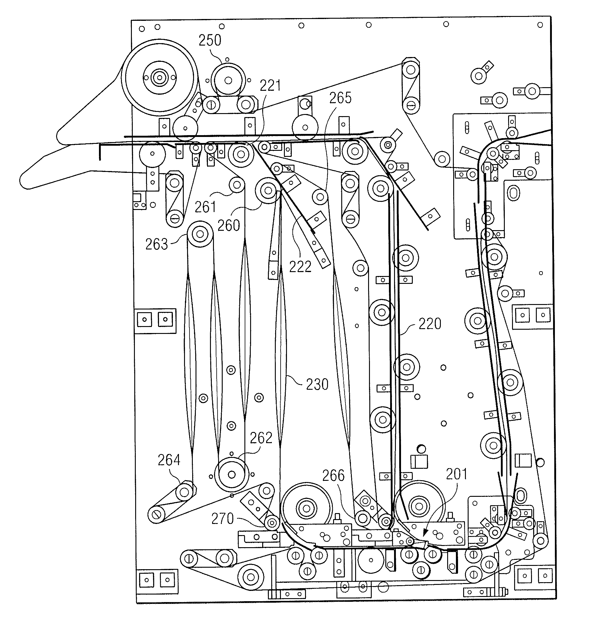 Note facing apparatus for high speed processing