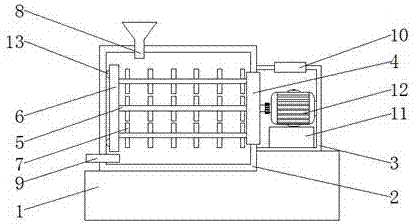 Efficient textile dye mixing device