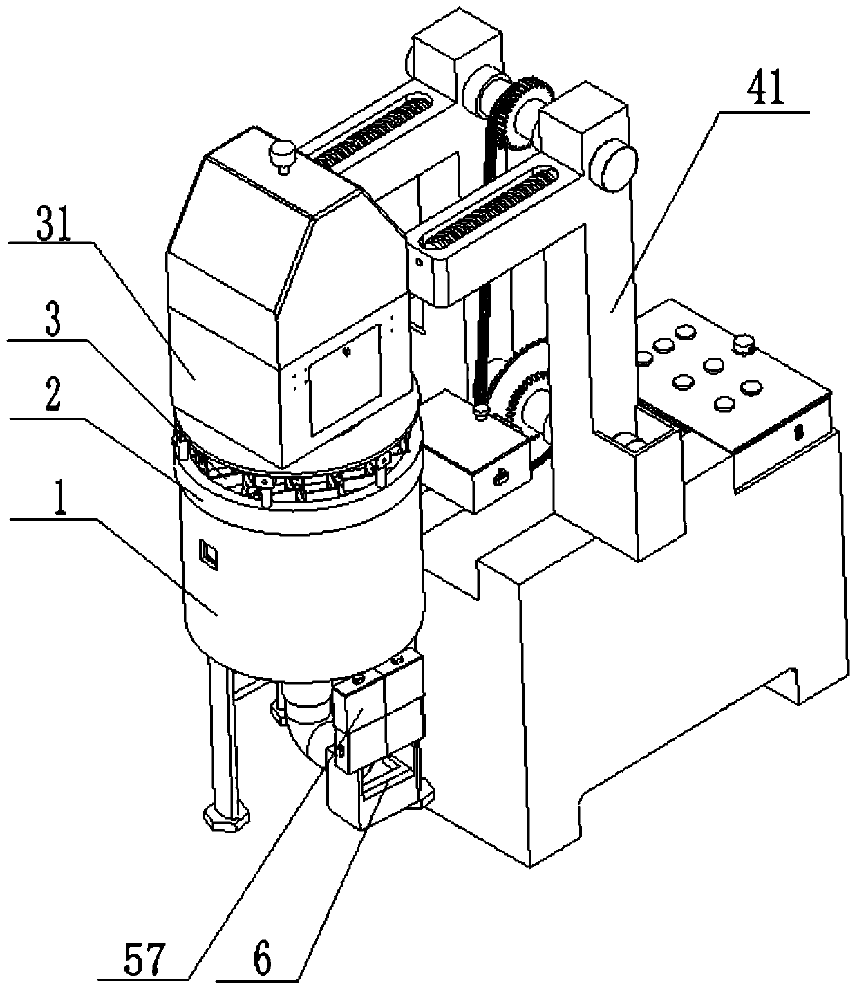 Medicine fetching system automatic in medicine split charging