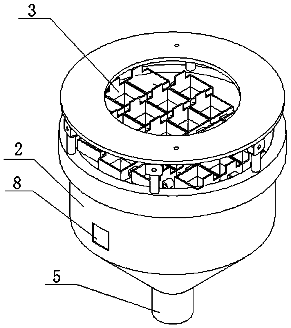 Medicine fetching system automatic in medicine split charging