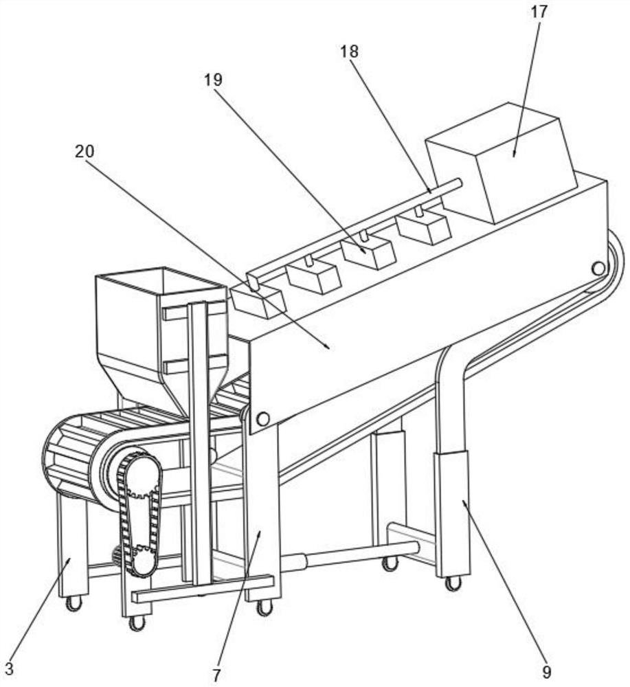 Single-chain scraper elevator