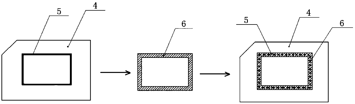 A kind of anti-aging fluorine rubber composite material and its preparation method and application