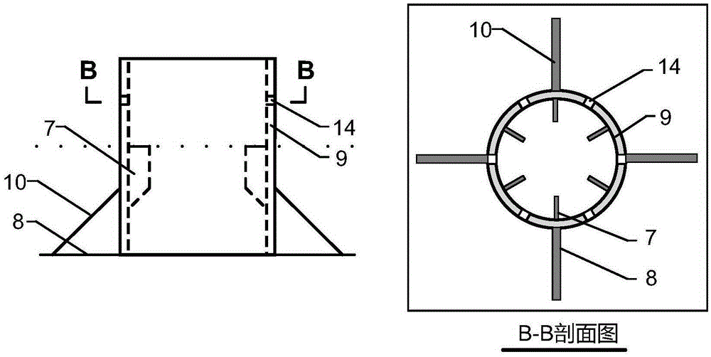 Precast segment assembled concrete filled steel tube bridge pier based on bolted connection