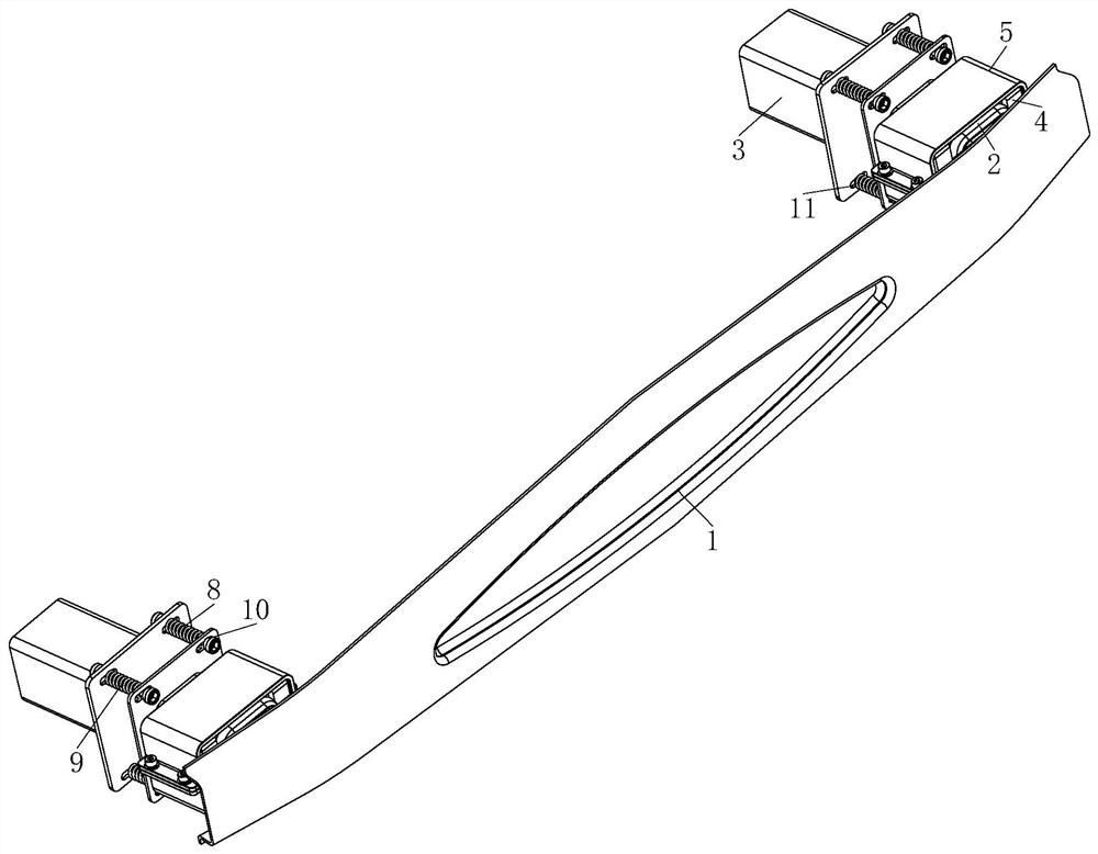 Automobile anti-collision beam