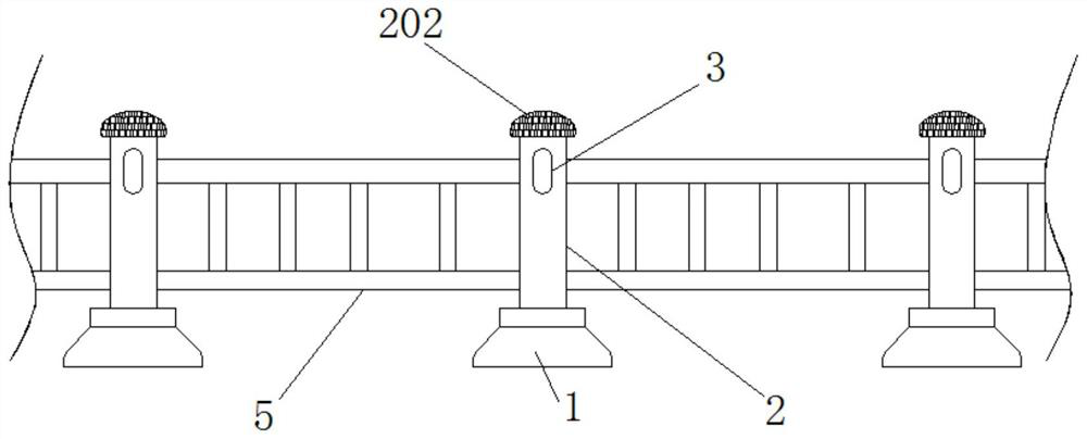 Warning and reminding guardrail for highway accidents based on object inertia principle