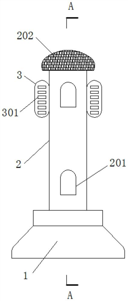 Warning and reminding guardrail for highway accidents based on object inertia principle