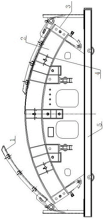 Production process for prefabricated reinforced concrete duct pieces