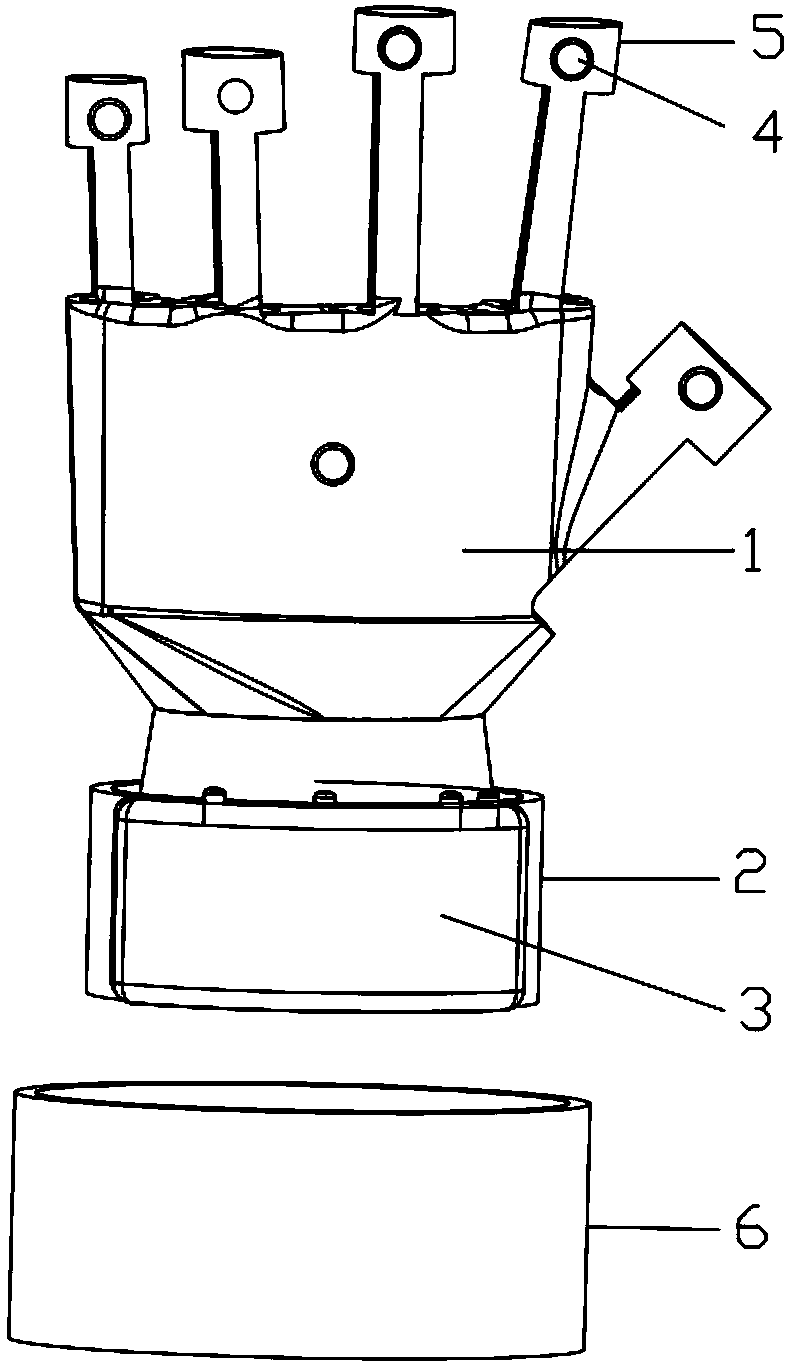 Hand function rehabilitation device based on multimode feeling