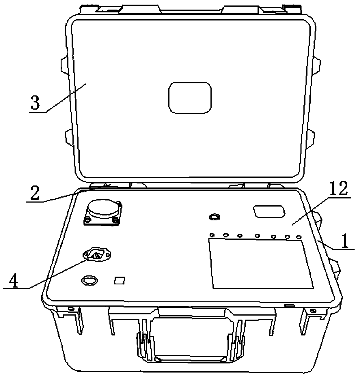 Portable direct current (DC) charging pile detector