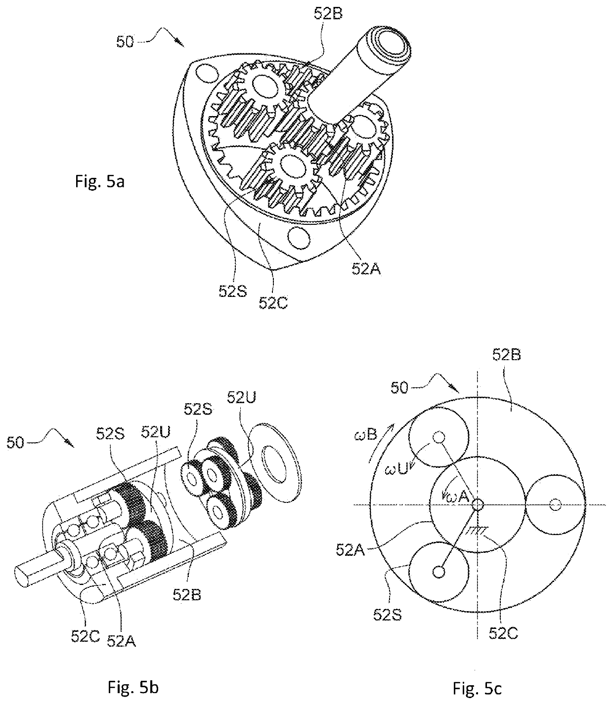 Power distribution device between an electric starter and an electric machine towards a shaft of a turbomachine