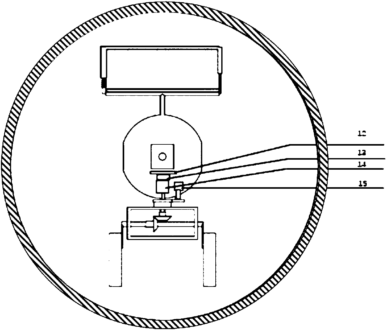 Underwater sail power intelligent spherical vehicle