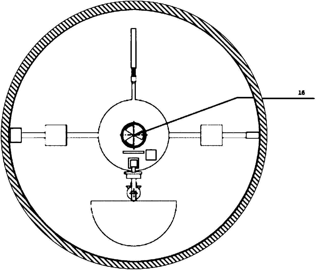 Underwater sail power intelligent spherical vehicle