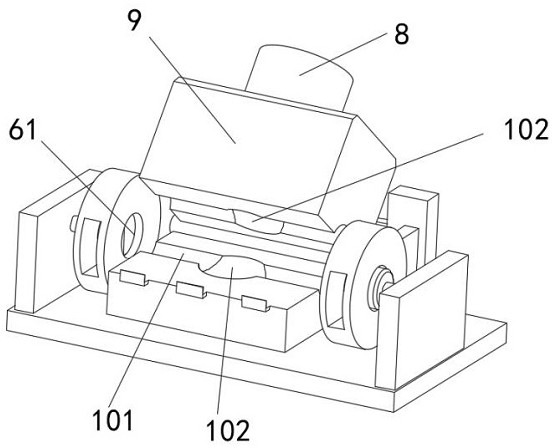 Bending and cutting device for fitness equipment processing