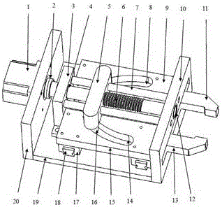 Translation variable speed mechanical paw