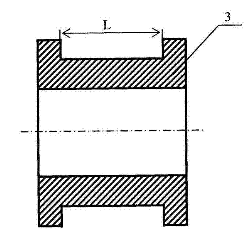 Axial laminated contact/noncontact combined sealing tape type conveyer plastic carrier roller