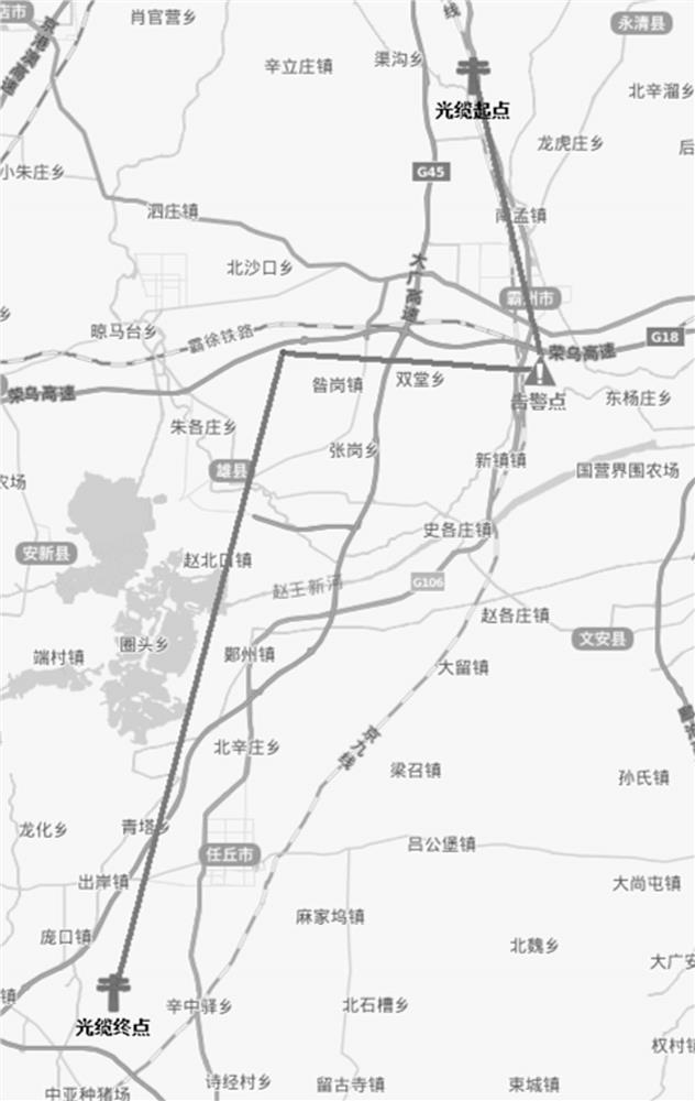 OTDR-based optical cable test active alarm method