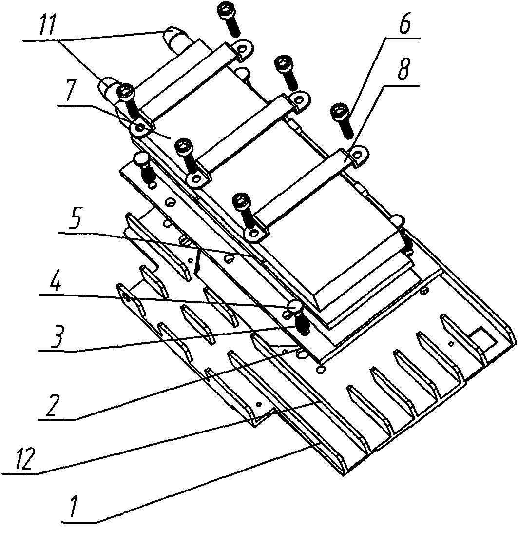 Improved semiconductor water cooling module for computer display card