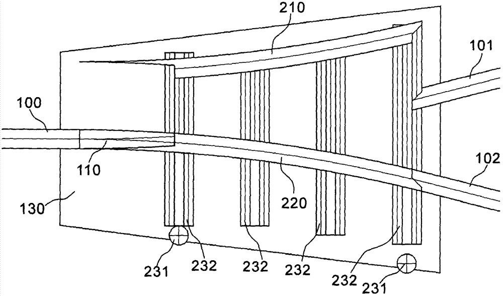 Elevated translation variable rail device, method of straddle type monorail railways and railways