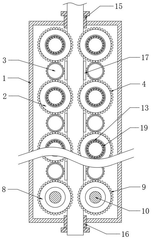 A high-altitude erection device for power cables