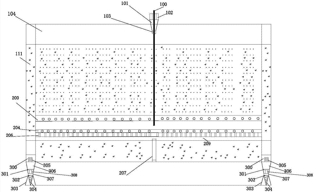 Distributed optical fiber monitoring system and monitoring method for seepage velocity in hydraulic structures