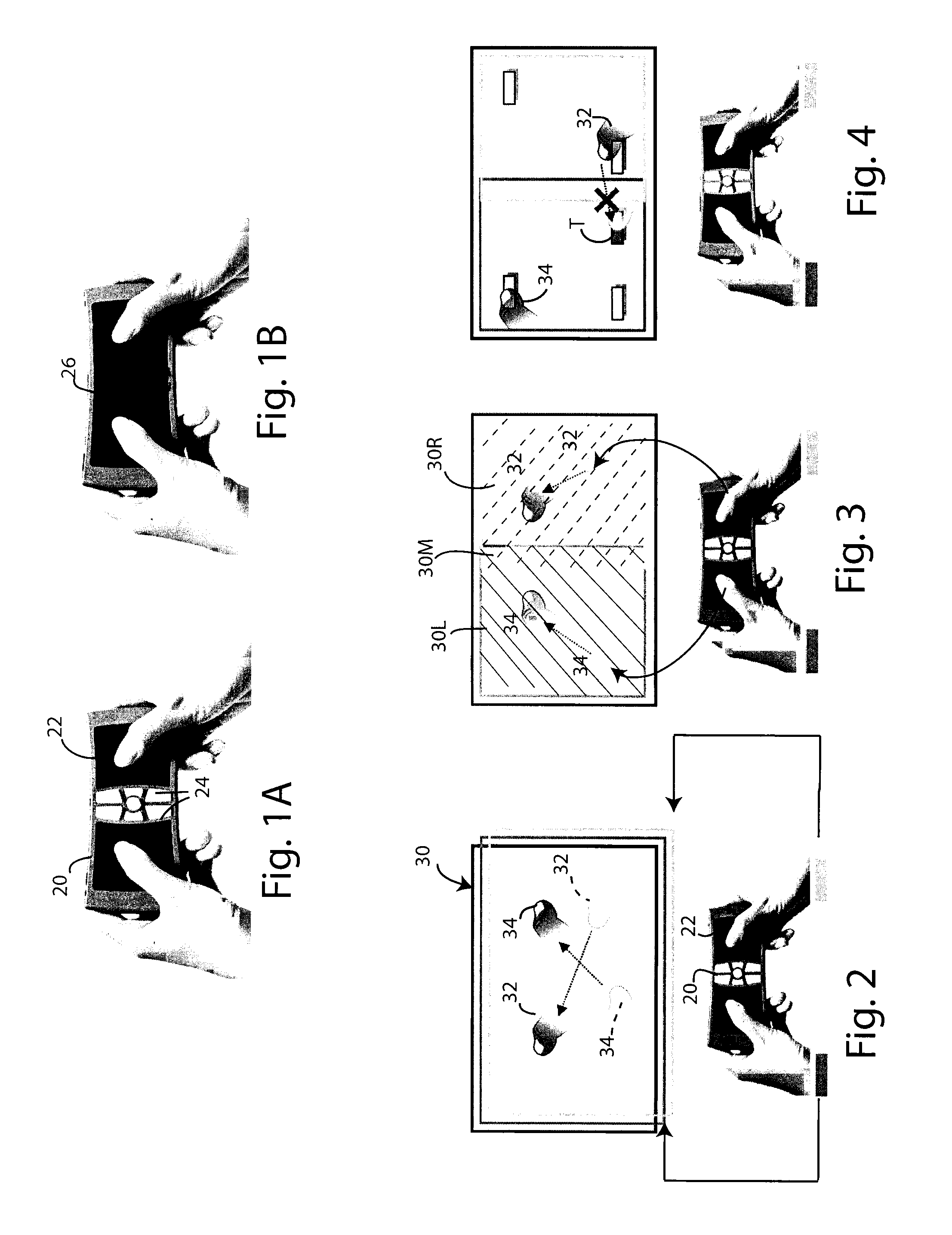 Dual pointer management method using cooperating input sources and efficient dynamic coordinate remapping