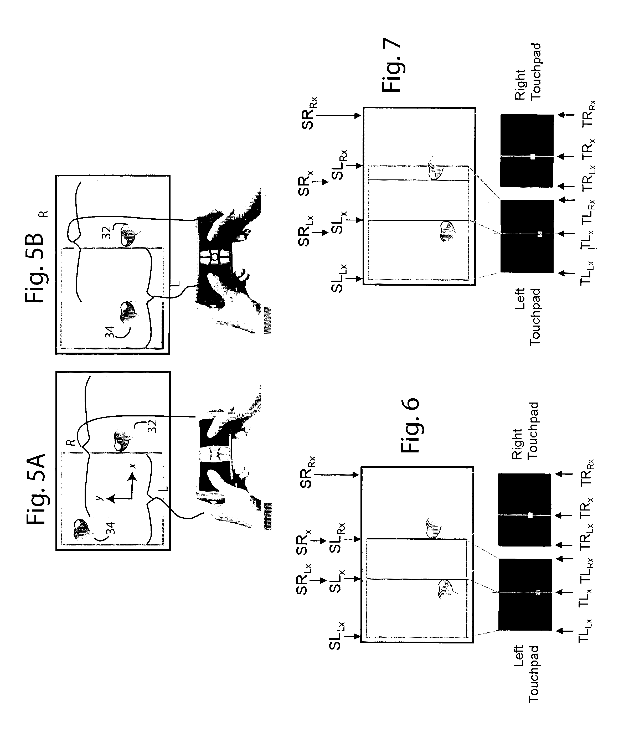 Dual pointer management method using cooperating input sources and efficient dynamic coordinate remapping