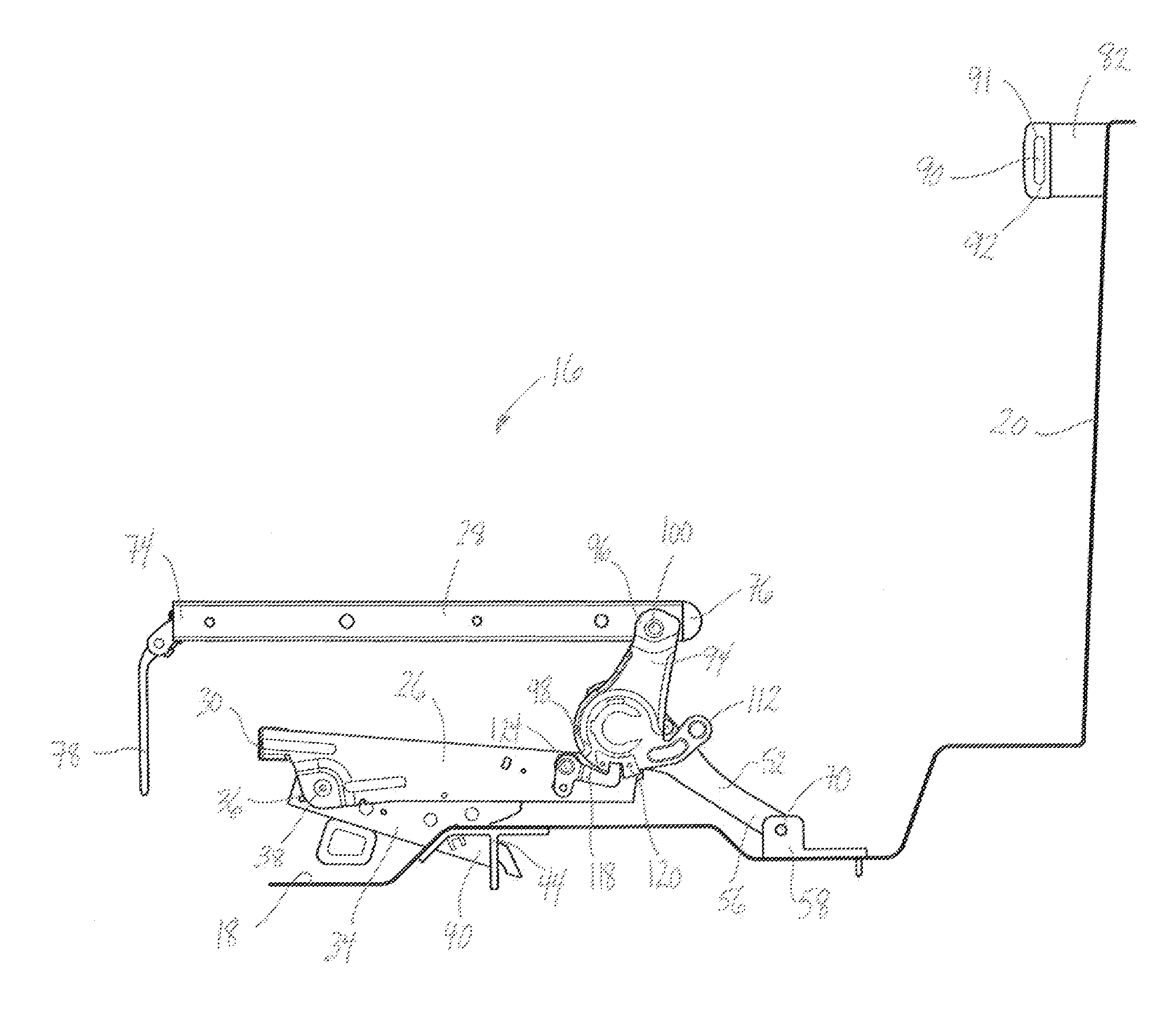 Multi-Function Rear Seat Structure Mechansim