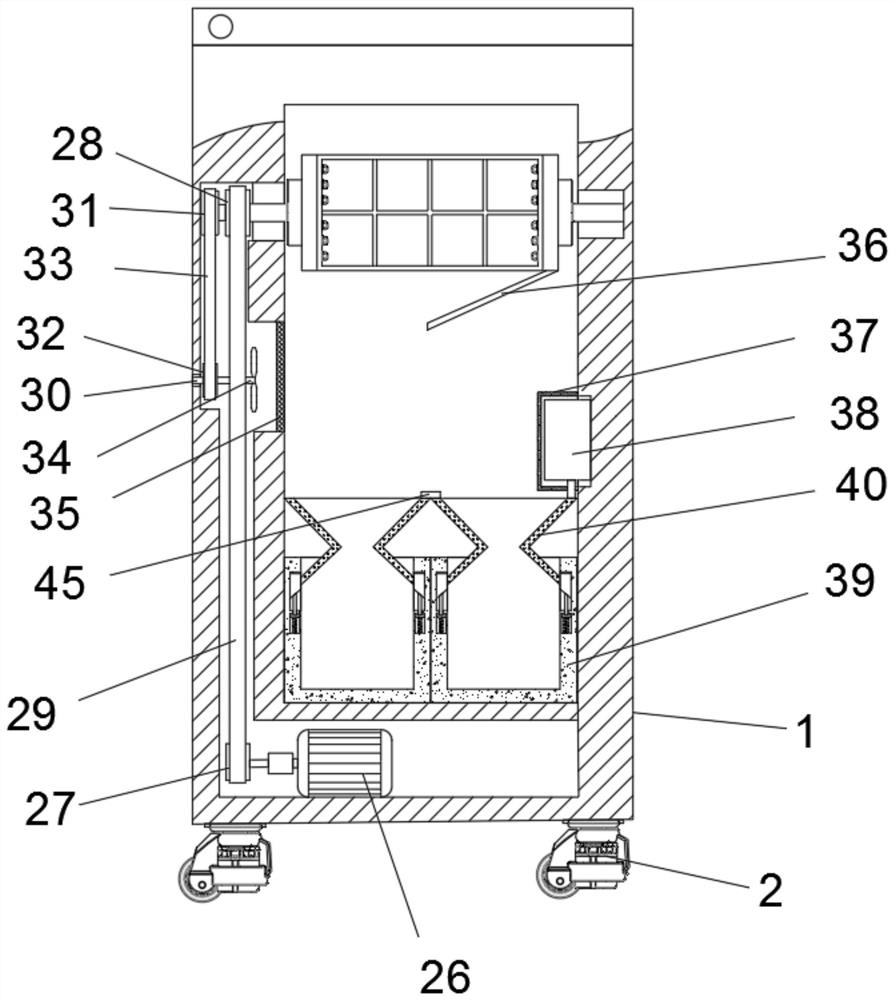 Garbage can with garbage disposal function