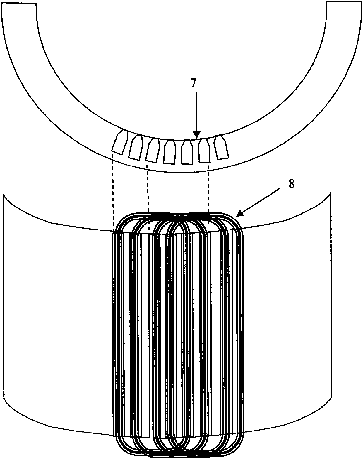 Multi-winding asynchronous change-pole generator