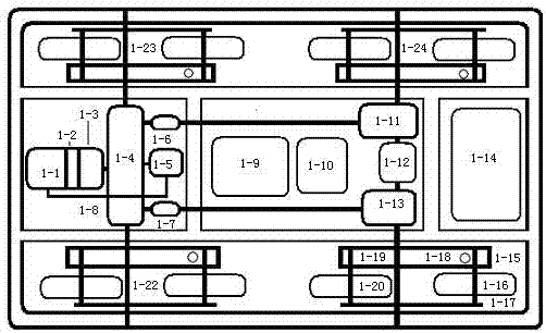 Wheel type center steering system