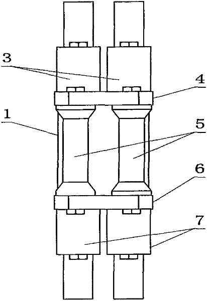 A compressor cascade experimental device