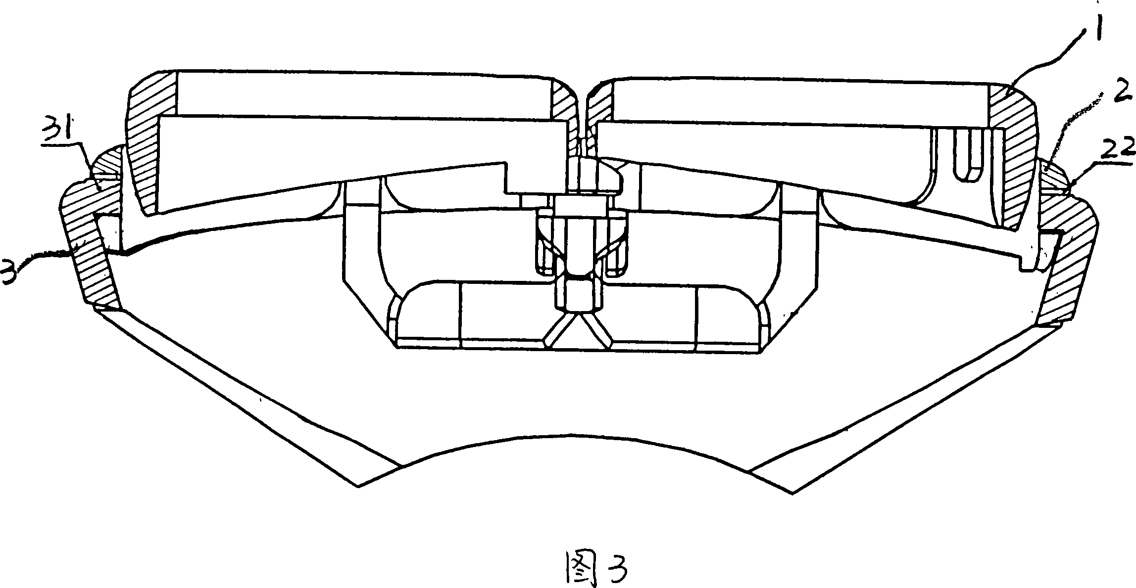 Rotary electric shaver head