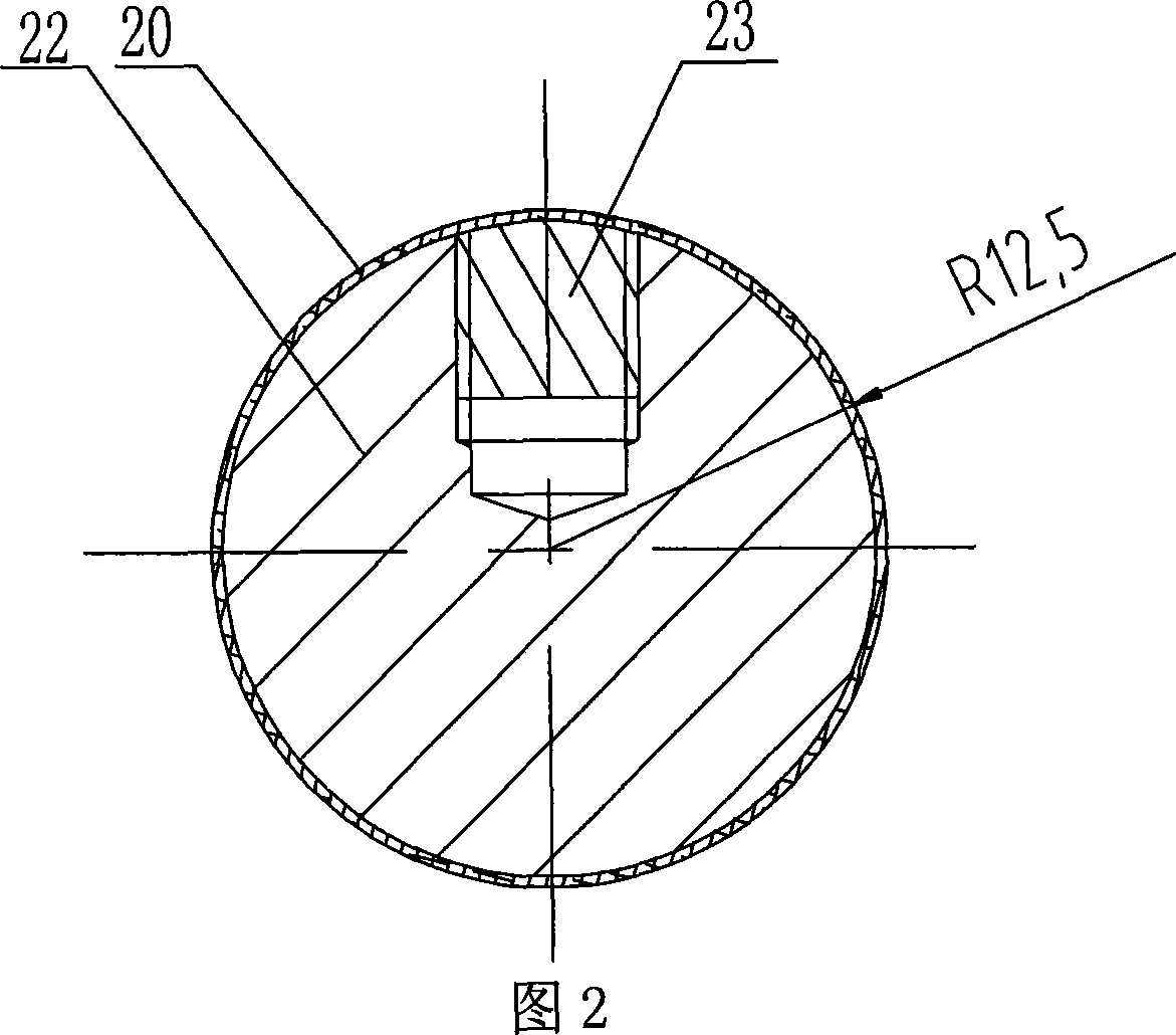 High temperature abrasive particle wear-out detecting device and method