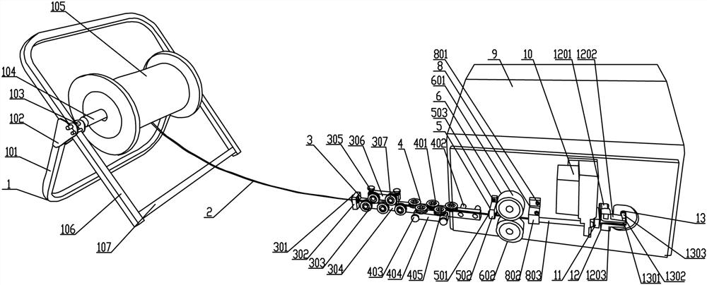 Automatic forming machine and method for transformer enameled wire U-shaped coils