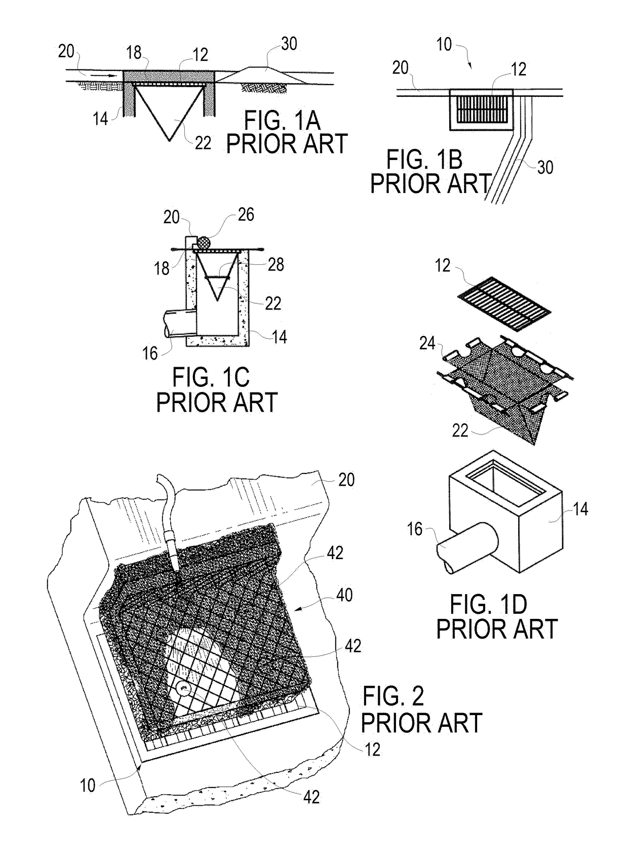 Erosion and sediment control above grate based inlet filter system