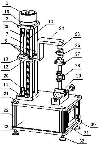 A device for testing the reliability of baby carriage safety belt and restraint system