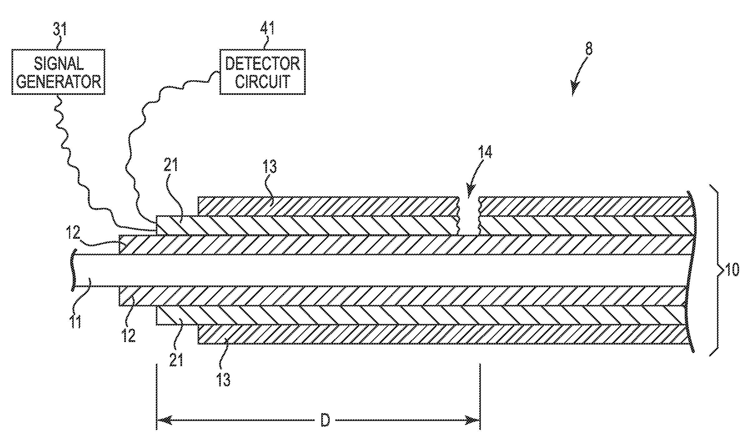 In-situ wire damage detection system